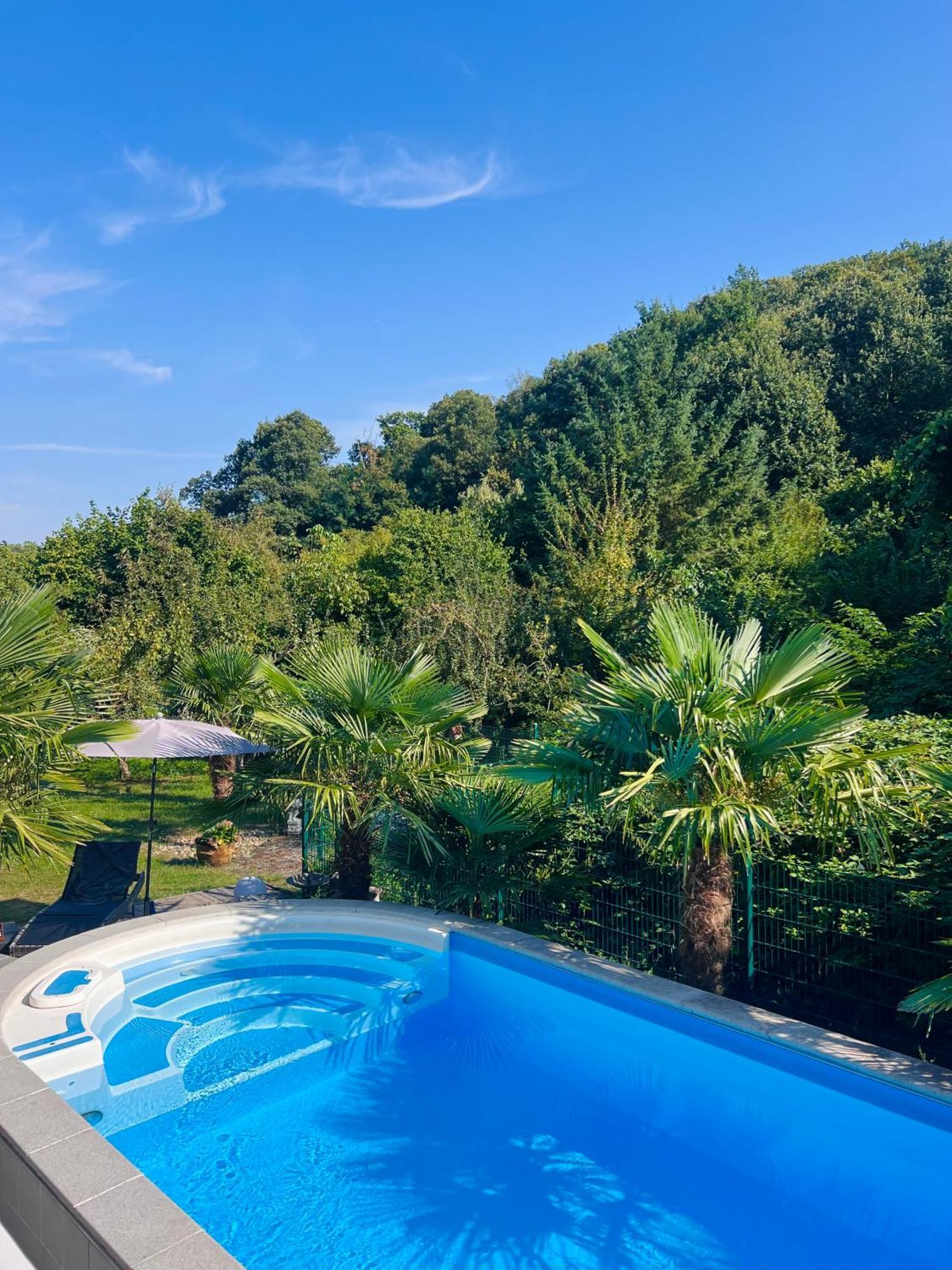 Privates Ferienhaus Mit Pool & Whirlpool Zentral In Bad Duerkheim Ngoại thất bức ảnh